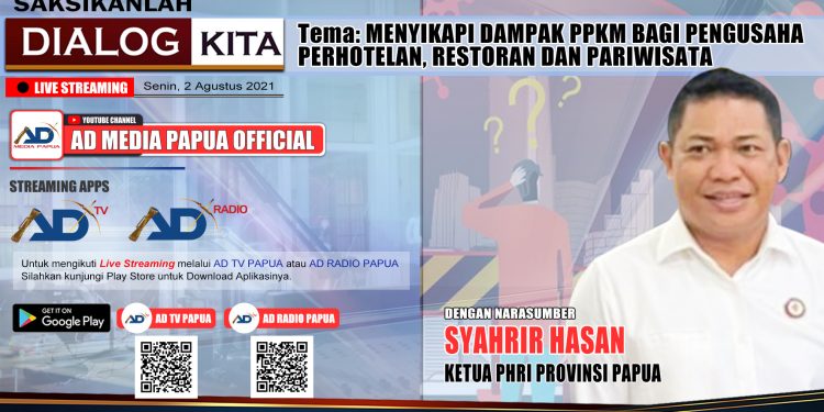 Dialog Kita – Menyikapi Dampak PPKM Bagi Pengusaha Perhotelan, Restoran dan Pariwisata