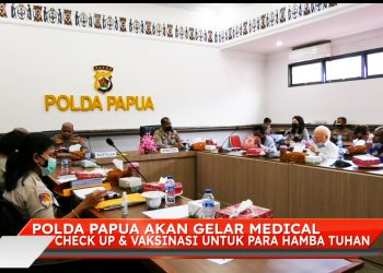 Pertemuan Kapolda Papua Bersama Para Pemimpin Umat Kristen