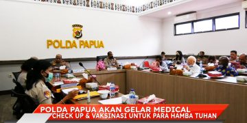 Pertemuan Kapolda Papua Bersama Para Pemimpin Umat Kristen