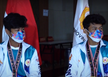 PAPUA MENUJU JEJAK PRESTASI – Akbar A. Lubis & Nakami V. Makarim (Medali Emas Cabor Bermotor Kategori MX 125 cc Beregu PON XX Papua)