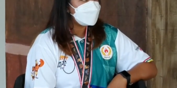 PAPUA MENUJU JEJAK PRESTASI – Afiska Louhenapessy (Medali Emas Cabor Kriket PON XX Papua)