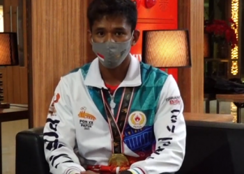 PAPUA MENUJU JEJAK PRESTASI – Abas Hamid (Medali Emas cabor Panjat Tebing Kategori Speed Mix PON XX Papua)