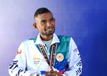 PAPUA MENUJU JEJAK PRESTASI – Imanuel Fakdawer (Medali Emas Cabor Tarung Derajat Kelas 49-52Kg Putra PON XX Papua)