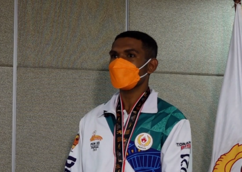 PAPUA MENUJU JEJAK PRESTASI – Claudio F. Nenobesi (Medali Emas Cabor Karate Kelas Perorangan PON XX Papua)