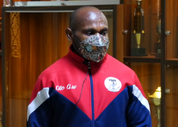 PAPUA MENUJU JEJAK PRESTASI –  Oto Gideon Wantik (Medali Emas Cabor Binagara kelas 65 Kg PON XX Papua)