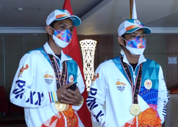 PAPUA MENUJU JEJAK PRESTASI – Boy Abri Febri & Gupita Kresna (Medali Emas Kelas Modifikasi Beregu PON XX Papua)