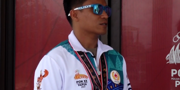 PAPUA MENUJU JEJAK PRESTASI – Irawan Saputra (Medali Emas & Medali Perak Cabor Menembak PON XX Papua)