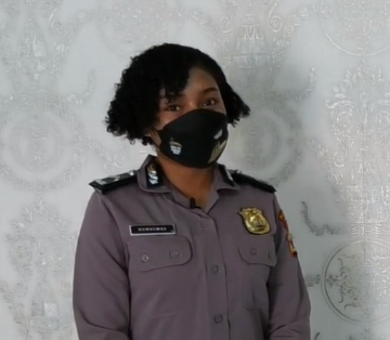 PAPUA MENUJU JEJAK PRESTASI – Bripda Feronika M. Rumbewas (Medali Emas Cabor Judo kategori Beregu Putri PON XX Papua)