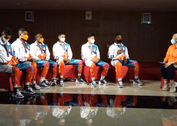 PAPUA MENUJU JEJAK PRESTASI – Tim Karate Kategori Kumite Beregu Putra (Medali Perunggu PON XX Papua)