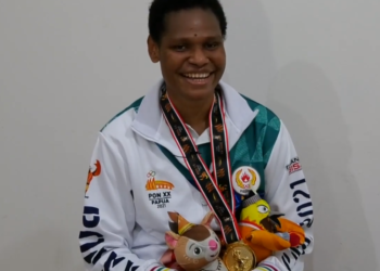 PAPUA MENUJU JEJAK PRESTASI – Lea Elvensia W. Kahol (Peraih Emas Basket 3×3 Putri PON XX Papua)