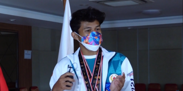 PAPUA MENUJU JEJAK PRESTASI – Nakami Vidi Makarim (Medali Perak Cabor Bermotor Kategori 125 cc Perorangan PON XX Papua 2021