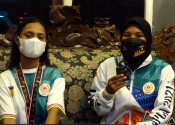 PAPUA MENUJU JEJAK PRESTASI – Nofi Risno & Enno Eni Yos Hanorsian (Medali Perunggu Cabor Layar Putri Beregu  PON XX 2021)