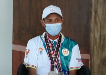 PAPUA MENUJU JEJAK PRESTASI – Stenly Felndity (Medali Perak Cabor Kriket Putra PON XX)