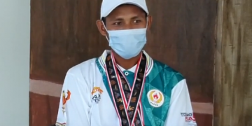 PAPUA MENUJU JEJAK PRESTASI – Stenly Felndity (Medali Perak Cabor Kriket Putra PON XX)