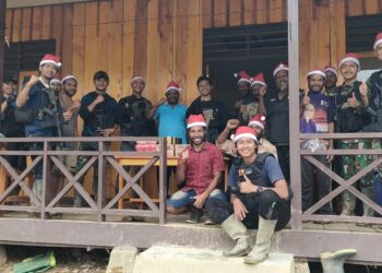 Danrem 172/PWY : Masyarakat Kiwirok Rayakan Natal Dengan Damai Dan Penuh Sukacita