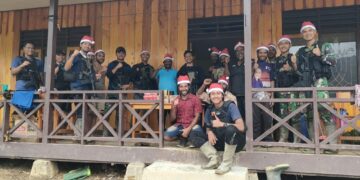 Danrem 172/PWY : Masyarakat Kiwirok Rayakan Natal Dengan Damai Dan Penuh Sukacita