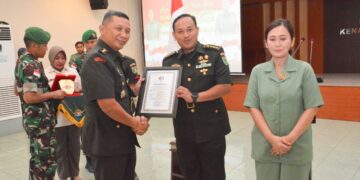 Pimpin Sertijab, Kasrem 172/PWY Lepas Salah Satu Perwira Terbaiknya