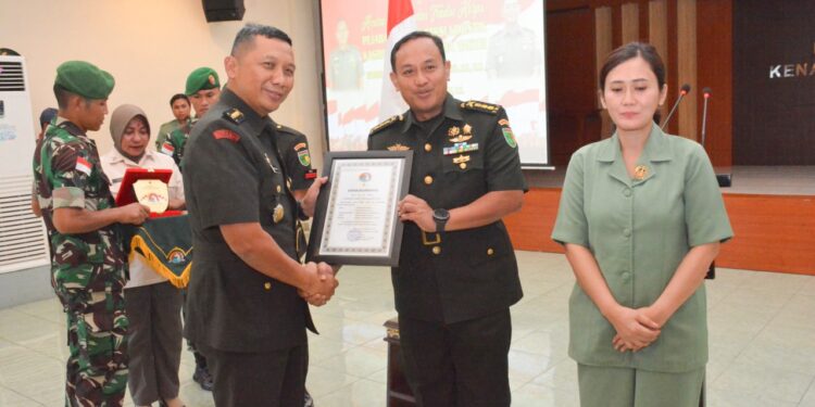 Pimpin Sertijab, Kasrem 172/PWY Lepas Salah Satu Perwira Terbaiknya