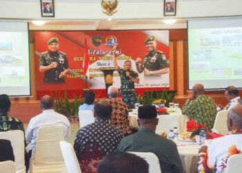 Wujudkan Papua Damai, Korem 172 PWY Silahturahmi bersama Toga