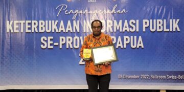 Raih Penghargaan Badan Publik Informatif, Bupati Keerom sampaikan Terima kasih