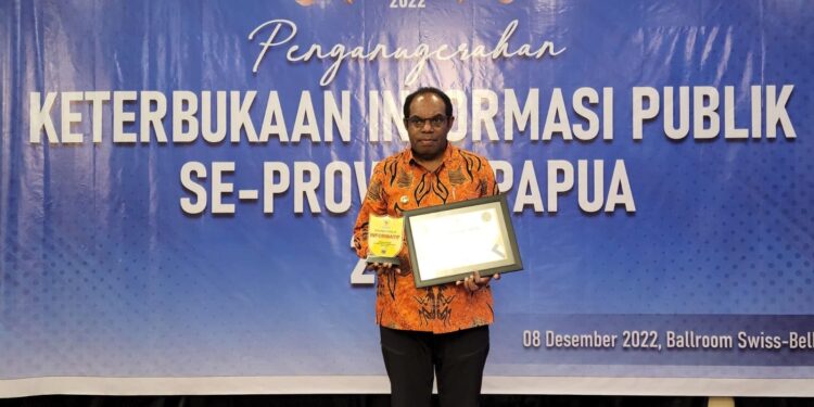 Raih Penghargaan Badan Publik Informatif, Bupati Keerom sampaikan Terima kasih