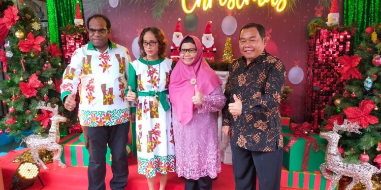 Bupati Keerom gelar open house Rayakan Natal Pejabat,tokoh Agama dan Masyarakat ikut hadir
