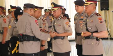 Kapolda Papua Pimpin Upacara Sertijab 3 Kapolres Jajaran Polda Papua