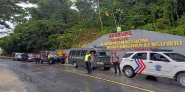 TNI – POLRI lakukan Patroli & Razia Guna Cipta Kondisi Kambtibmas di Kapubaten Keerom