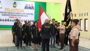 Pelantikan DPC Granat Kabupaten Keerom