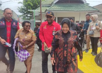 Menteri Sosial Risma Mengunjungi Papua