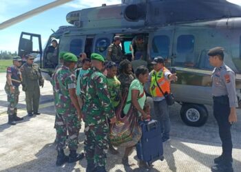 Teror KST Masih Berlanjut, Tim Gabungan TNI Polri Evakuasi 18 Warga Alama Nduga