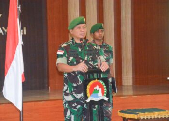 Kasrem 172/PWY Pimpin Penyerahan Jabatan Kasiper