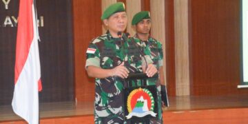 Kasrem 172/PWY Pimpin Penyerahan Jabatan Kasiper