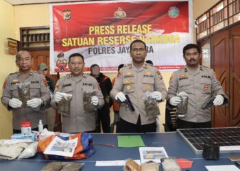 Kurun Waktu 14 Hari, Polres Jayapura Berhasil Ungkap 3 Kasus Penyalahgunaan Narkoba