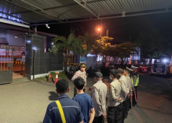 Jaga Kamtibmas di Malam Minggu, Polsek Abepura Amankan Kendaraan Dengan Kenalpot Bising