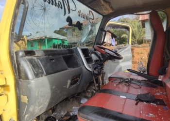 Polisi Dalami Kasus Pengerusakan Truck Yang Terjadi di Distrik Benawa, Kabupaten Yalimo