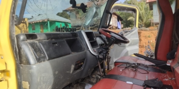 Polisi Dalami Kasus Pengerusakan Truck Yang Terjadi di Distrik Benawa, Kabupaten Yalimo