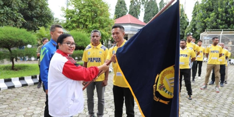 Kontingen Basket Korpri Papua Dilepas ke Makasar