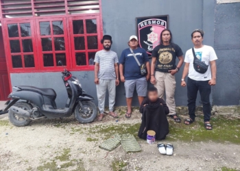 Sat Reskrim Polres Biak Numfor Tangkap Pelaku Pencurian di Jalan Sungai Brantas Samofa, Kabupaten Biak