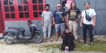 Sat Reskrim Polres Biak Numfor Tangkap Pelaku Pencurian di Jalan Sungai Brantas Samofa, Kabupaten Biak