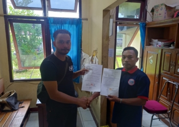  Permasalahan antara Oknum Anggota Polri Polres Keerom dan Wartwan Diselesaikan Secara Damai.