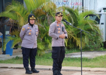 Polres Merauke Lakukan Penjemputan Jenazah Almarhum Briptu Meizyard Elisa Indey