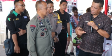 Wakapolda Papua Tinjau Posko Pelayanan Kesehatan Keladi Sagu Hasil Kolaborasi Polres Mimika dan Pemkab
