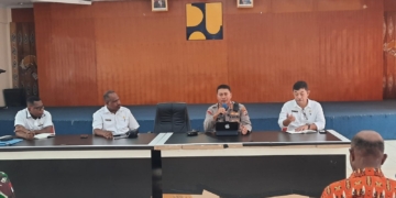 Kapolresta Bawa Para-para Numbay Diskusikan Penyelesaian Ganti Rugi Pembangunan Jalan Hamadi-Holtekamp