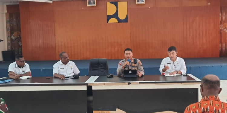 Kapolresta Bawa Para-para Numbay Diskusikan Penyelesaian Ganti Rugi Pembangunan Jalan Hamadi-Holtekamp