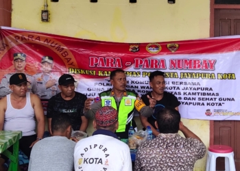 Kapolresta Bawa Para-para Numbay Diskusikan Penyelesaian Ganti Rugi Pembangunan Jalan Hamadi-Holtekamp