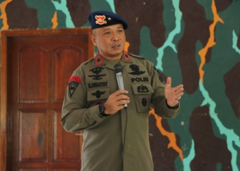 Wakapolda Papua Beri Arahan Kepada Personel Satgas Amole I- 2023