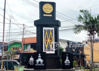Memperingati HUT ke-113 kota Jayapura, Tugu Harmoni Award di resmikan