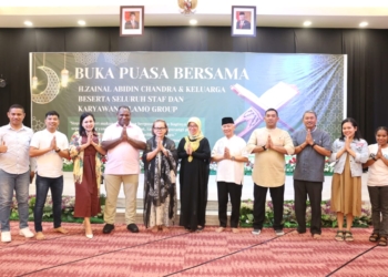 Mempererat Tali Silaturahmi, Dandim 1702/JWY Turut Serta Dalam Acara Buka Puasa Bersama Pilamo Group
