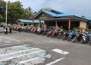 Kasus Curas dan Curanmor Meningkat, Polres Nabire Lakukan Razia Besar-besaran